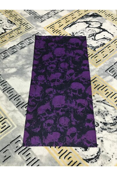 Olympus plus MOR KURUKAFA KAFATASI İSKELET Tasarımlı Motorcu Buff Maske Outdoor Boyunluk Unisex Bandana