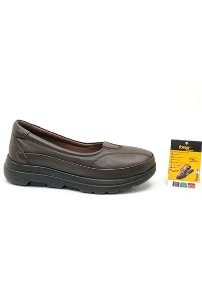 Kocamanlar Ayakkabı Women's Brown Casual Shoes - 1046 Model - Real Leather - Dr. Recommendation