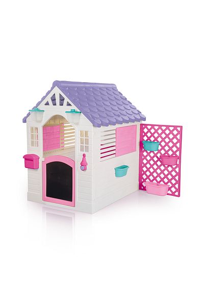 Dolu Premium children's playhouse - White & pink