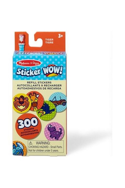 Melissa & Doug Αυτοκόλλητο βιβλίο με αυτοκόλλητα WOW Tigrisor