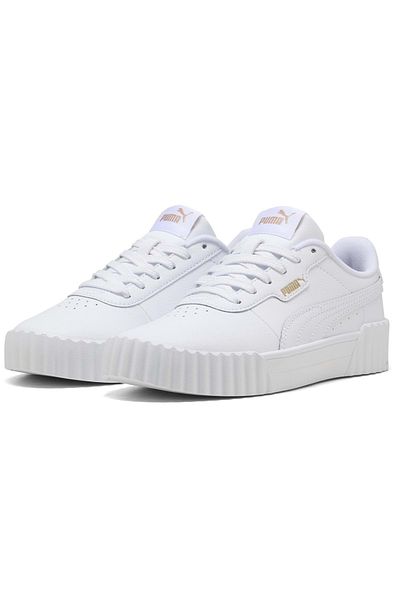 Puma Unisex αθλητικά παπούτσια Carina 3.0 Jr 401476 -01 Λευκό