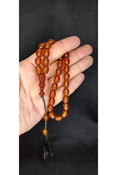 Anemore Collection Ροζάριο με κουκούλα - Stick, Amber, Brown, T-443
