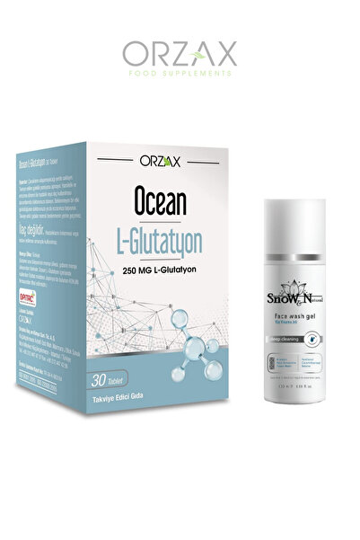 Ocean L-Glutatyon 250mg 30 Tablet (İndirgenmiş Form) + Facial Cleanser 100ml Hediye