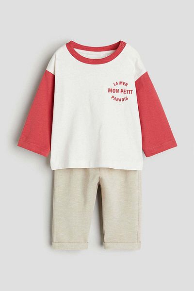 H&M 2-piece cotton set