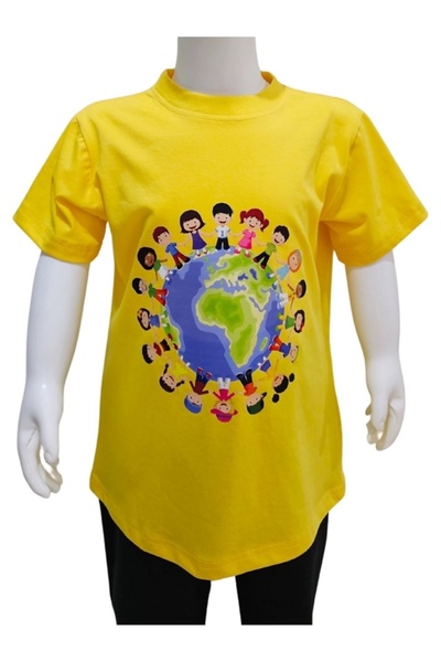 Kostüm Sarayı Svetska dečja Štampano žuta majica