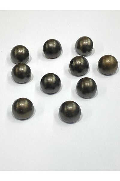 karantuhafiye Metallized Plastic Antique Blouse Shirt Button Set 10 Pieces 1.2 cm
