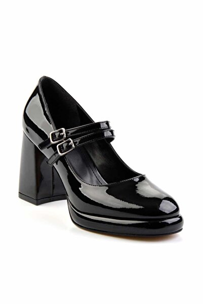 Bambi Siyah Kadın Klasik Topuklu Ayakkabı K01231414508