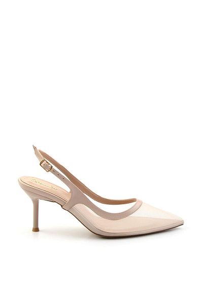 Bambi Pantofi clasici cu toc de damă bej K01209078022