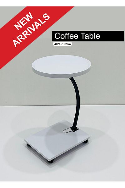 TrentonGCC Modern Rolling Coffee Table – Stylish & Functiona