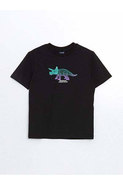 LC Waikiki Tricou pentru băiat cu gât crew de sezon nou - S5J048Z4
