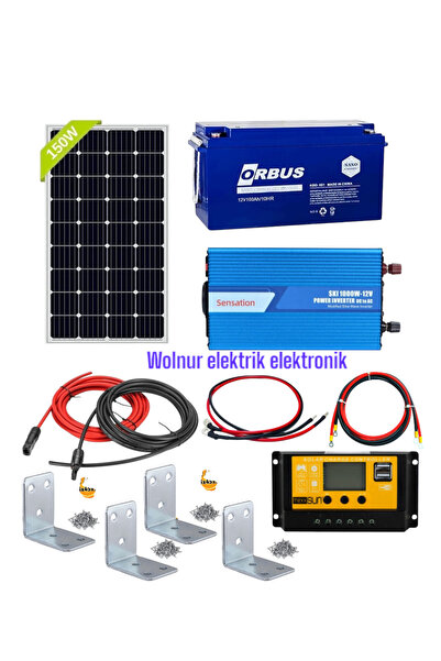 Wolnur 1000 watt solar paket