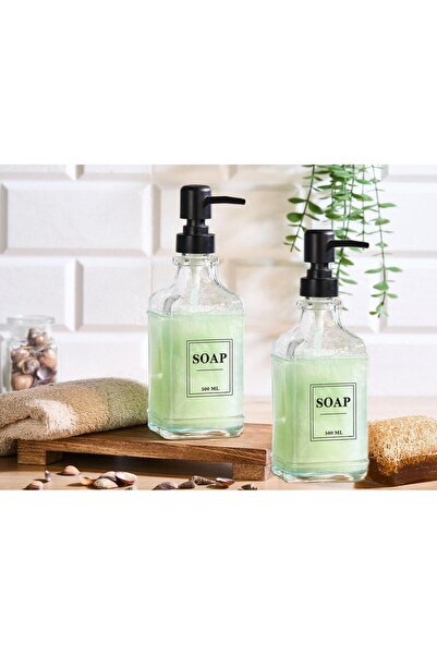 Luca Mia Dozator de săpun lichid Purlin 2 piese 500-500 ml