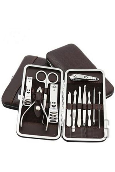 ANI OFİS KIRTASİYE A K Manicure Set 12 Pieces Stainless Steel