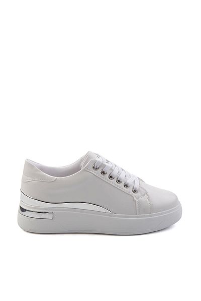 Bambi White Lame Women's Sneaker K 01179001409