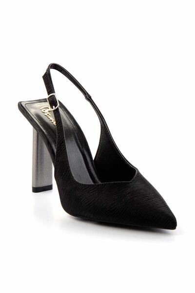 Bambi Černé dámské večerní společenské boty K01209222238