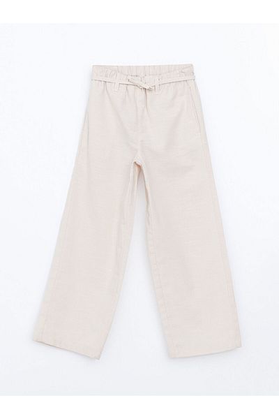 LC Waikiki New Season Elastic Waist Girl's Trousers - S5Hr09Z4