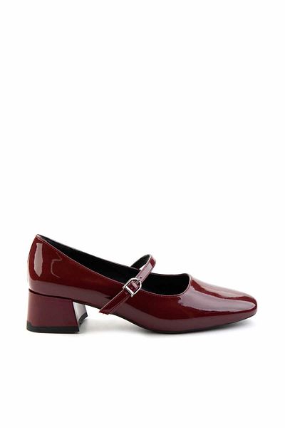 Bambi Burgundy Women's Classic Heeled Shoes K01213120508