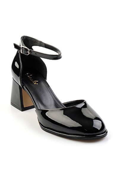 Bambi Siyah Kadın Klasik Topuklu Ayakkabı K01231444308