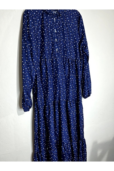 Azra Çiçekli Tesettür Elbise ( 140 cm )