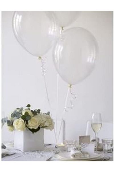 AyfaStore 25 Pastel Balloons Transparent