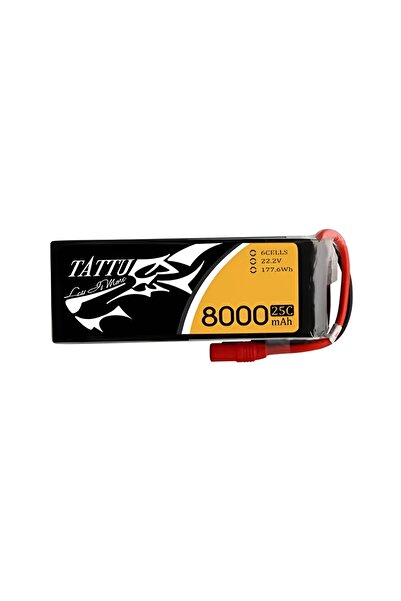TATTU Baterie Lipo 8000 Mah 6s 25c