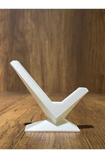 Alp in Alpes Geometric Design Business Card Holder - Mother of Pearl White