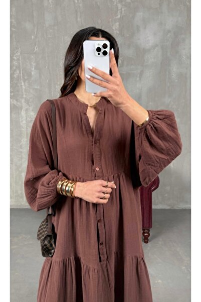 BLUEPERYY Müslin Astarlı Elbise