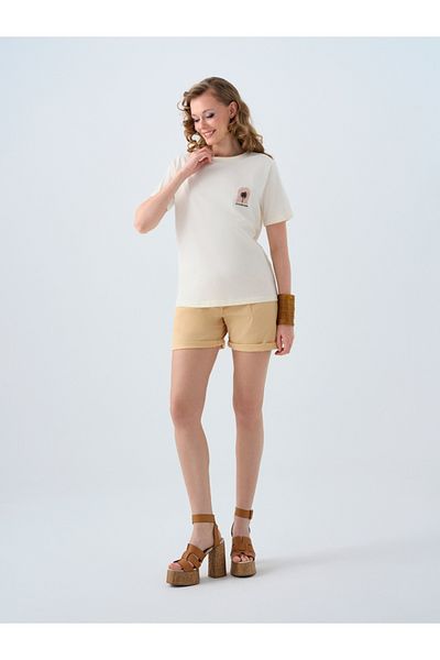Loft Women's Regular Fit T-Shirt - Sleeves