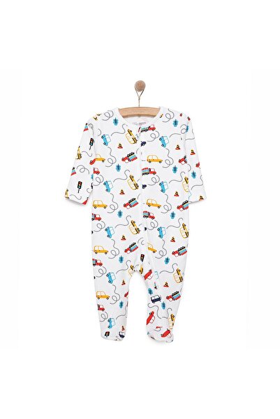 ebebek Hello Baby HelloBaby Yenidoğan Erkek  Patikli Tulum Erkek Bebek