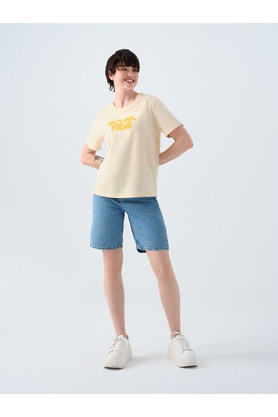 Loft Women's Regular Fit T-Shirt - Sleeves