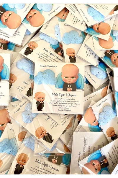 gizemli tohumlar Seed Card 50 Pieces Birthday, Baby Shower, Gift Cloud