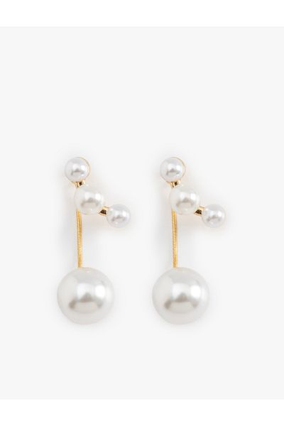 Koton Steel Mixed Pearl Earrings