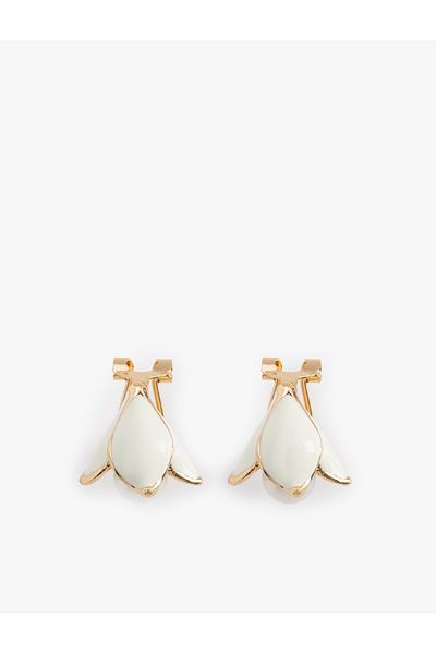 Koton Floral Pearl Earrings