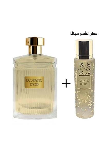 ECSTATIC D'OR مجموعة عطر استاتيك دور ecstatic dor او دي بارفيوم 100 مل+عطر للشعر