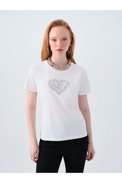 Loft Women's Slim Fit T-Shirt - Sleeves