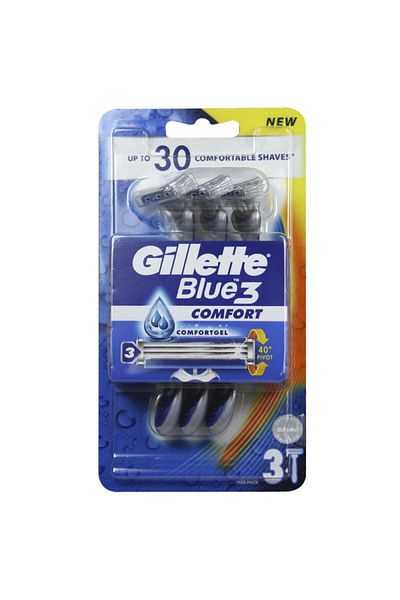 Gillette Blue3 disposable razors 3 pieces X 2