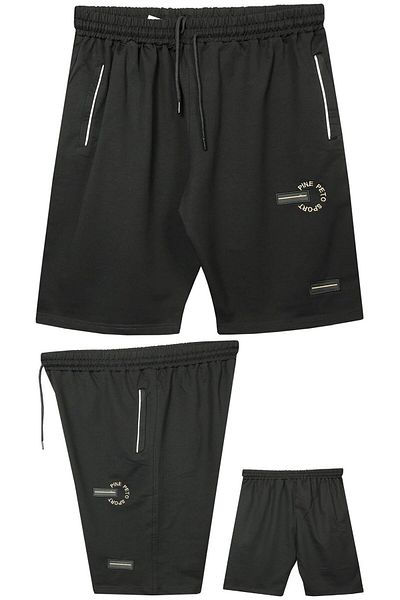 marufshop Men's Large Size Oversized Lycra Combed Cotton Shorts Suitable for Weights between 110 - 150 Kilograms