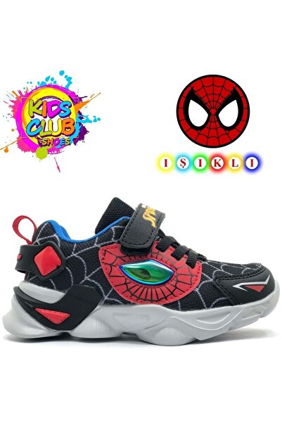 SPIDERMAN Ilgon Orthopedic Lighted Boys' Sports Shoes Black
