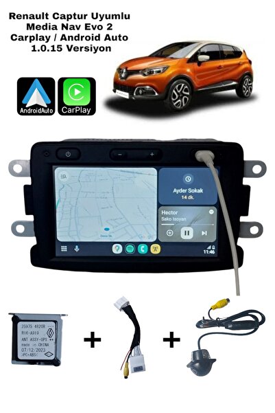 LG 2013-2019 Renault Captur Multimedya Carplay /Android Auto Özelikli Versiyon 1.0.15 Uyumlu