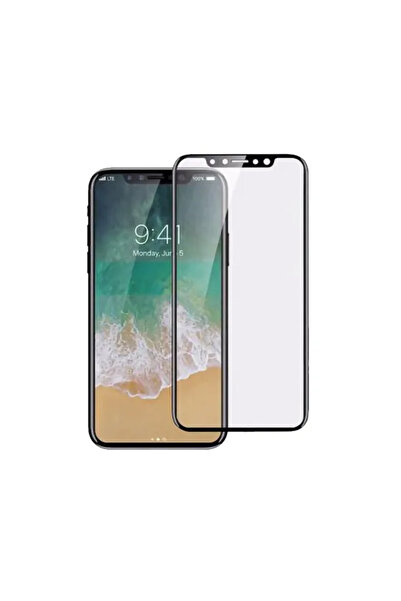 Generic واقي شاشة لجهاز iPhone x / أسود