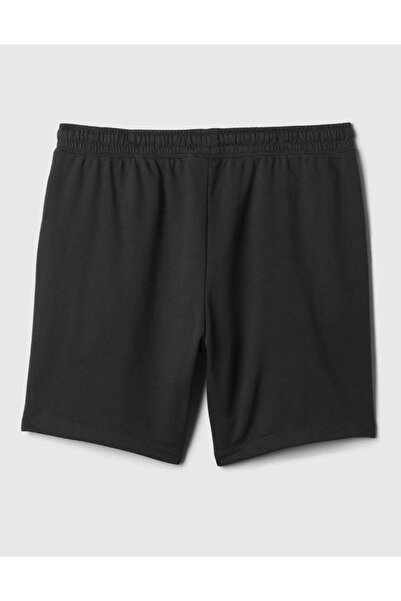 GAP V-Frch ft Herıtage Logo Short Terry Cloth Shorts Men's Shorts Black
