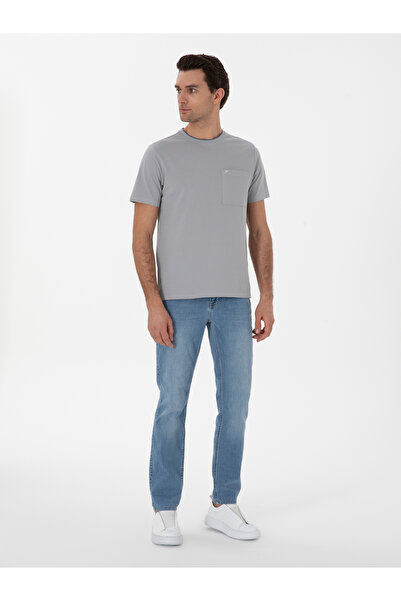 Cacharel Açık Mavi Slim Fit Pamuk Karışımlı Jean Pantolon 50298866-VR003