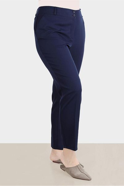 Alvina Crepe Fabric Classic Trousers - 70355