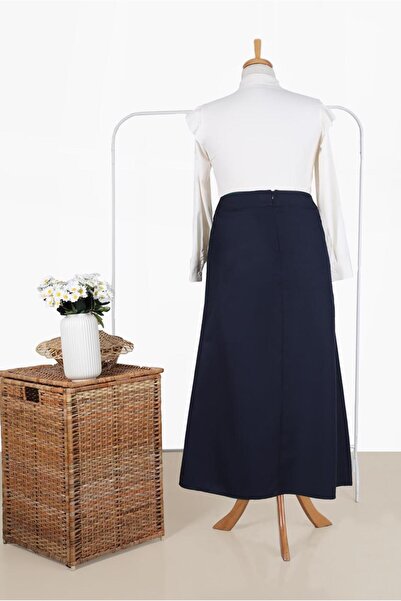 Alvina Bel Kismi Leather Detail Skirt 60217