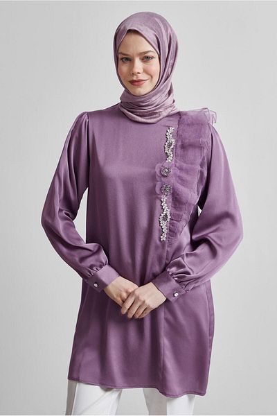 Alvina Ruffle Detail Tunic 44714