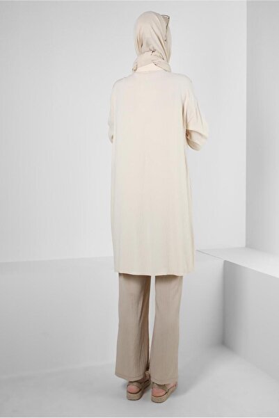 Alvina SHIRT TUNIC WITH STRAPPED SLEEVES 43604