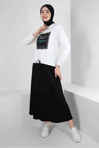 Alvina Set de trening cu fustă imprimată Stone and Yaza - 43692