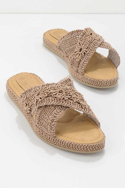 Bambi Дамски чехли Camel K04116000216