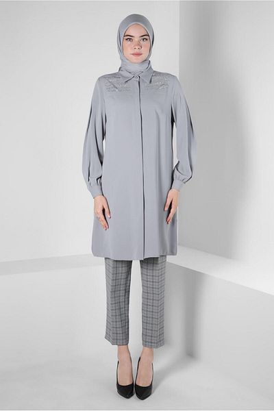 Alvina Stone Patterned Tunic - 43567