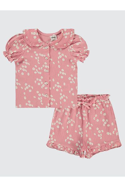 Civil Baby 6-18 Months Baby Girl Dried Rose Set